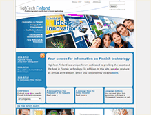 Tablet Screenshot of hightechfinland.com